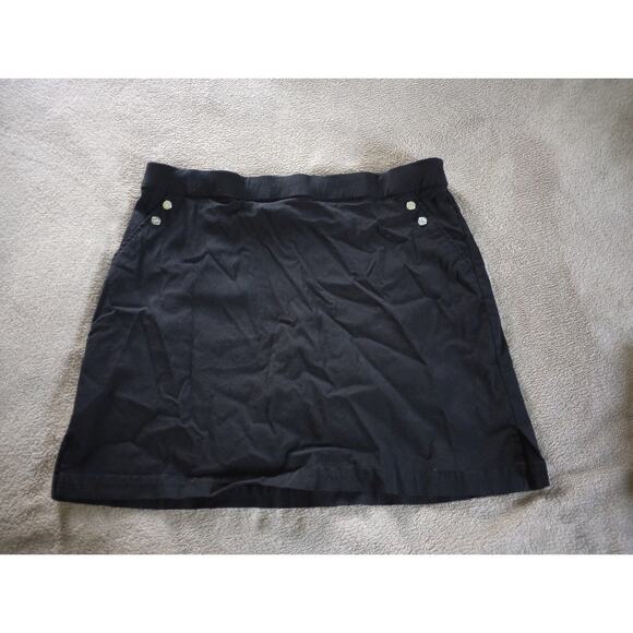Rafaella‎ Comfort Ladies size XL Skort Black Skirt EUC - Picture 1 of 4